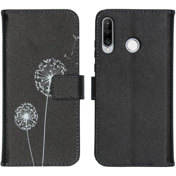 imoshion Design Softcase Bookcase Huawei P30 Lite - Dandelion