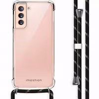 imoshion Backcover met koord Samsung Galaxy S21 - Zwart & Goud