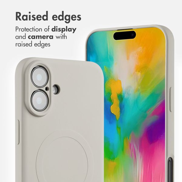 imoshion Colour Back Cover with MagSafe Apple iPhone 16 Plus - Beige