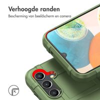 imoshion Rugged Shield Backcover Samsung Galaxy A14 (5G/4G) - Donkergroen