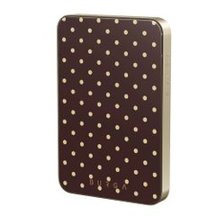 Burga Magnetic Power Bank 5,000 mAh - MagSafe and Qi2 - Sorry Busy / Gold