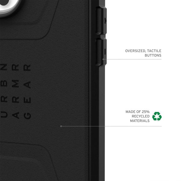 UAG Civilian Backcover MagSafe Apple iPhone 16 Pro - Black