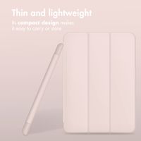 Accezz Smart Silicone Book Case Apple iPad 9 (2021) 10.2 inch / iPad 8 (2020) 10.2 inch / iPad 7 (2019) 10.2 inch - Pink