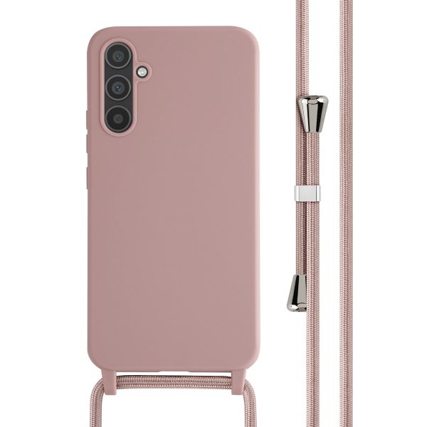 imoshion Siliconen hoesje met koord Samsung Galaxy A34 (5G) - Sand Pink