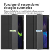 imoshion Trifold Bookcase Samsung Galaxy Tab A8 - Zwart