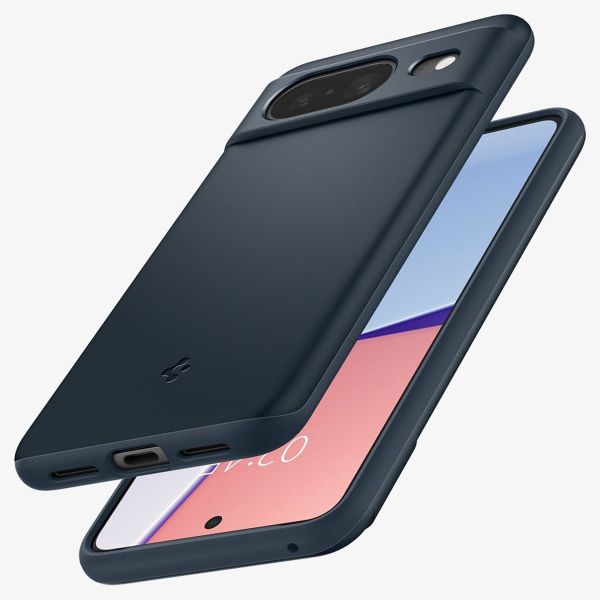 Spigen Thin Fit Backcover Google Pixel 8 - Metal Slate