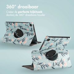 imoshion 360° Draaibare Design Bookcase Samsung Galaxy Tab S6 Lite (2020/2022/2024) - Flowers