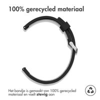 imoshion Siliconen sport bandje - Universeel 24 mm aansluiting - Zwart/Grijs