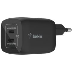 Belkin Boost↑Charge™ GaN Pro Adapter 2 poorts - USB-C - 65W - Zwart