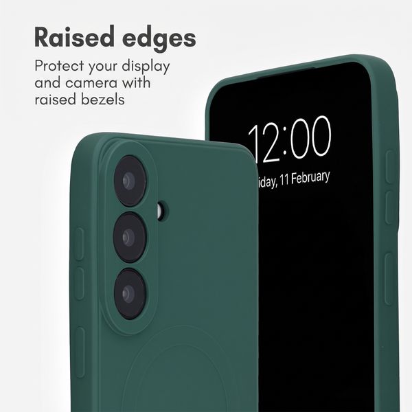 imoshion Colour Back Cover with MagSafe Samsung Galaxy S26 FE - Dark Green