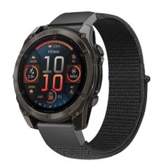 imoshion QuickFit® Nylon bandje  - Garmin 22 mm aansluiting - Maat L/XL - Zwart