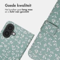 imoshion Design Bookcase Apple iPhone 17 - Smoke Green Flowers