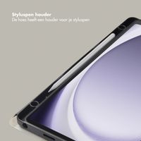 Selencia Vivid tablethoes Samsung Galaxy Tab A9 Plus - Desert Waves Beige