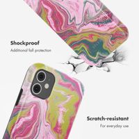Selencia Vivid Back Cover Apple iPhone 11 - Marble Pink