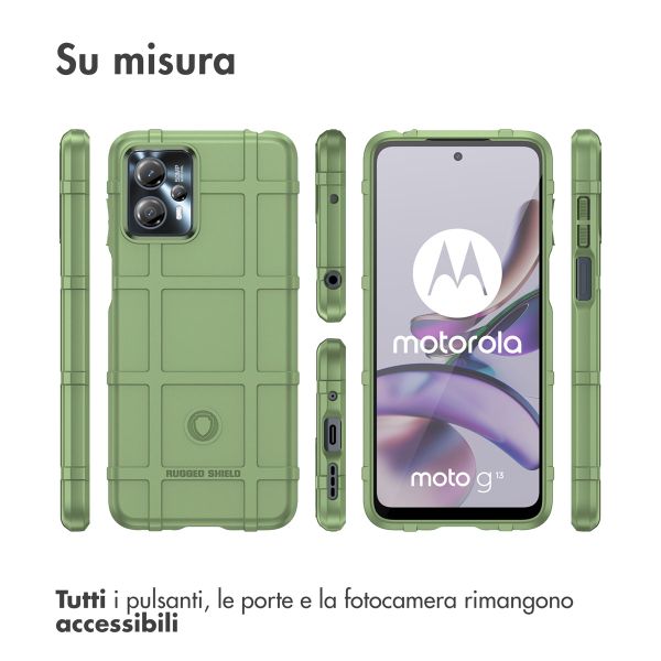 imoshion Rugged Shield Backcover Motorola Moto G13 / G23 - Donkergroen