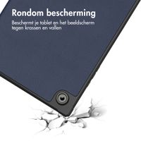 imoshion Trifold Bookcase Samsung Galaxy Tab A8 - Donkerblauw