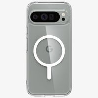 Spigen Ultra Hybrid Backcover Metal Ring MagFit Google Pixel 9 Pro XL - Transparant / Wit