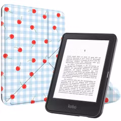 imoshion Design Vouwbare Bookcase Kobo Clara Colour / BW - Cherry Check