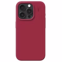 iDeal of Sweden Silicone Case Apple iPhone 15 Pro - Cranberry