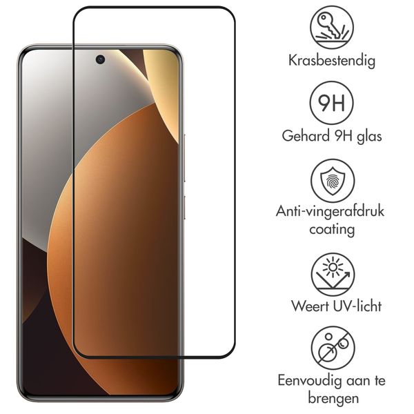 Accezz Gehard Glas Full Cover Screenprotector Xiaomi Redmi Note 15 Pro (4G)
