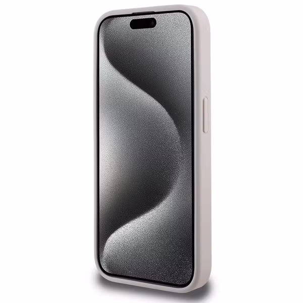 Guess 4G Metal Logo Backcover MagSafe Apple iPhone 15 Pro Max - Roze