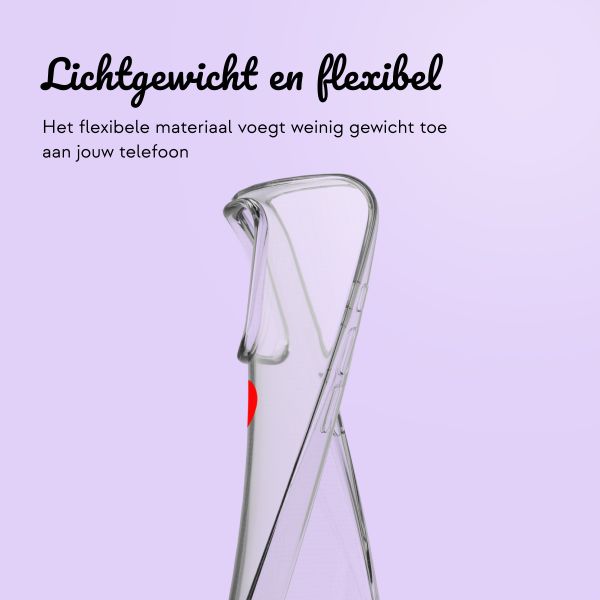 Hoesje met eigen foto en/of tekst Apple iPhone 15 - Hartje