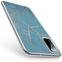 imoshion Design hoesje Samsung Galaxy S20 - Grafisch Koper / Blauw