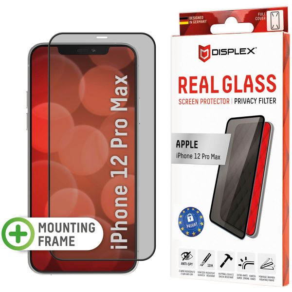 Displex Screenprotector Privacy Glass Full Cover iPhone 12 Pro Max