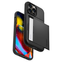 Spigen Slim Armor CS Backcover iPhone 14 Pro Max - Zwart