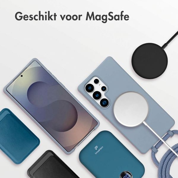 imoshion Color Backcover met afneembaar koord met MagSafe Samsung Galaxy S25 Ultra - Ash Blue