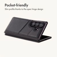 imoshion Faux Leather MagSafe Back Cover with Card Holder Samsung Galaxy Z Fold 8 Ultra - Black