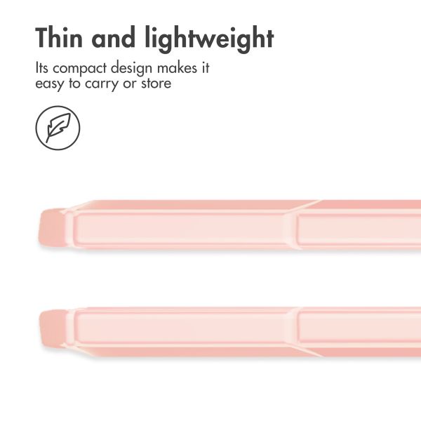 imoshion Trifold Hard Case Book Cover Apple iPad Air 11 inch (2026) M4 / (2025) M3 / (2024) M2 / Air 5 (2022) / Air 4 (2020) - Pink