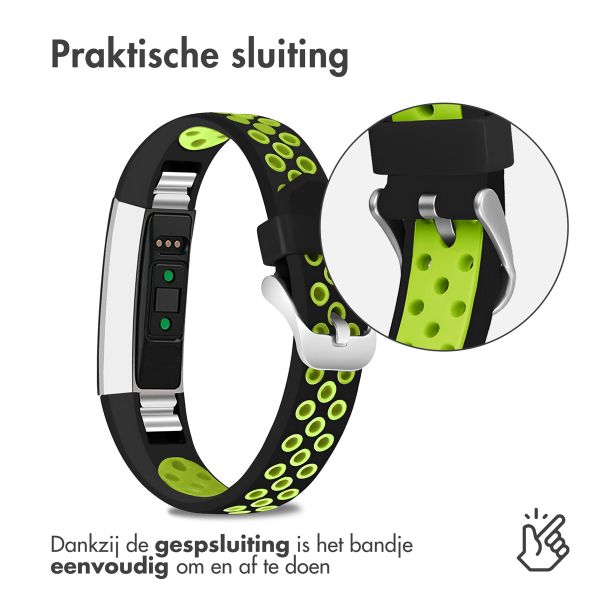 imoshion Siliconen sport bandje Fitbit Alta (HR) - Zwart/Groen