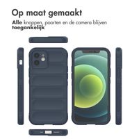 imoshion EasyGrip Backcover iPhone 12 - Donkerblauw