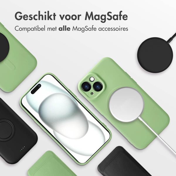 imoshion Color Backcover met MagSafe iPhone 15 - Groen