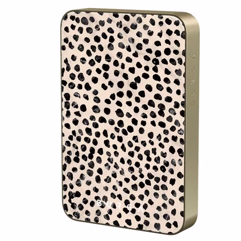 Burga Magnetic Powerbank 5.000 mAh - Geschikt voor MagSafe en Qi2 - Almond Latte / Gold
