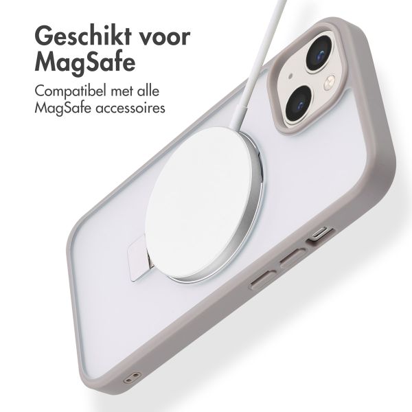 Accezz Ring Stand Backcover met MagSafe iPhone 13 - Grey