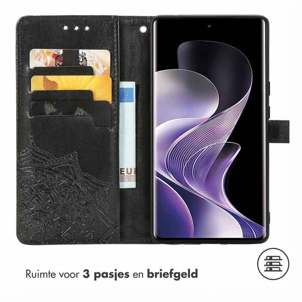imoshion Mandala Bookcase Xiaomi Redmi Note 14 Pro (4G) - Zwart