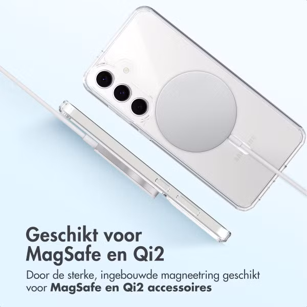 Accezz Xtreme Impact Backcover met MagSafe Samsung Galaxy S25 FE - Transparant