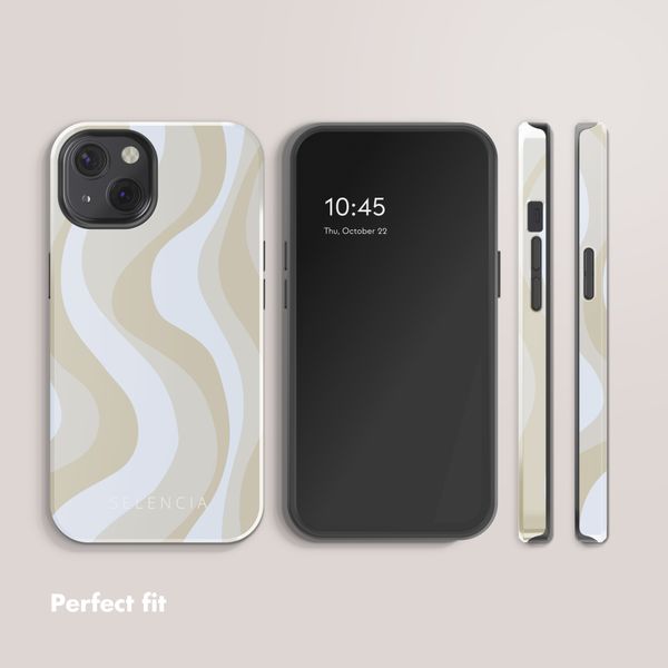 Selencia Vivid Back Cover with MagSafe Apple iPhone 13 - Desert Waves Beige
