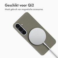 Accezz Mesh Backcover met MagSafe Samsung Galaxy S25 / S24 - Donkergrijs