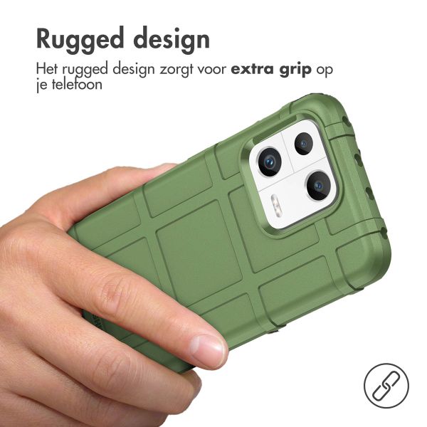 imoshion Rugged Shield Backcover Xiaomi 13 - Donkergroen