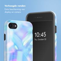 Selencia Vivid Tough Backcover Apple iPhone SE (2022 / 2020) / 8 / 7 - Holographic Blue Dream