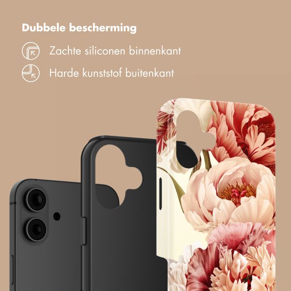 Selencia Vivid Backcover Apple iPhone 16 - Vintage Peony