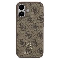 Guess 4G Metal Logo Backcover MagSafe Apple iPhone 17 - Bruin