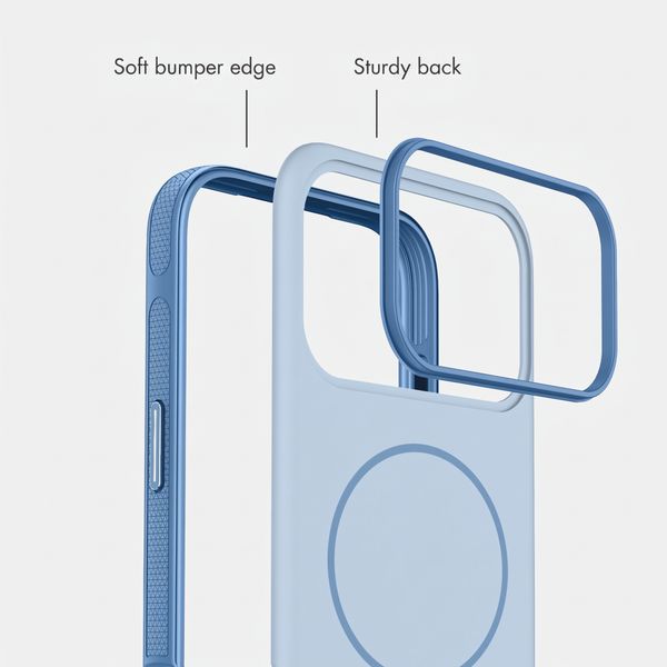 imoshion Colour Case with Thin MagSafe Ring Apple iPhone 18 Pro / 17 Pro - Light Blue