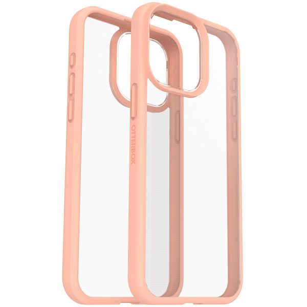 OtterBox React Backcover iPhone 15 Pro Max - Transparant / Peach