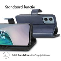 imoshion Luxe Bookcase Motorola Moto G05 / E15 - Donkerblauw