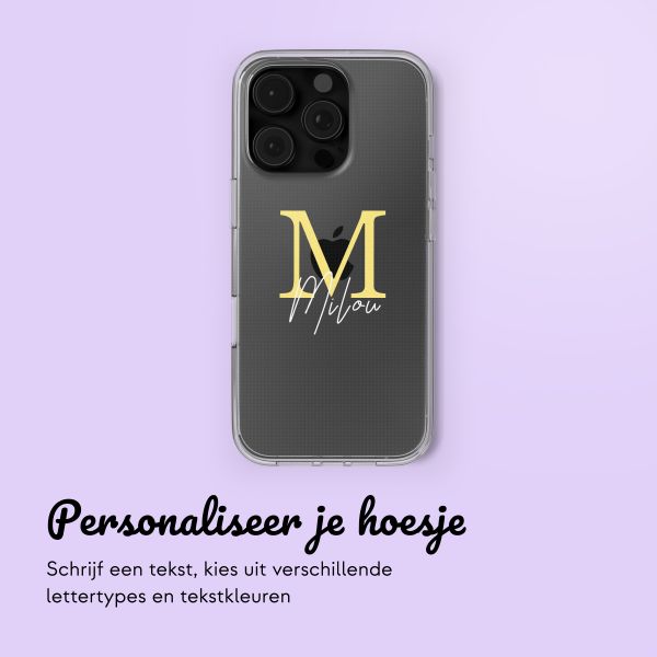 Hoesje met eigen foto en/of tekst Apple iPhone 16 Pro Max - Letter
