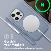 imoshion Color Backcover met afneembaar koord MagSafe Apple iPhone 15 Pro Max - Ash Blue
